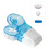 Ouvre-blister bleu portable pour médicaments 4
