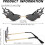 Frameless Flame-Shaped Sunglasses for Costume Events 5
