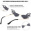 Frameless Flame-Shaped Sunglasses for Costume Events 4
