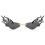 Frameless Flame-Shaped Sunglasses for Costume Events 1