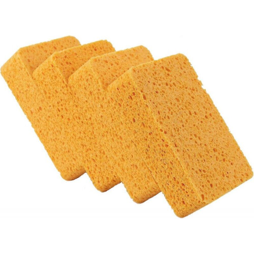 Thick Cellulose Sponges 4-Pack - Multi-Surface Cleaning 1