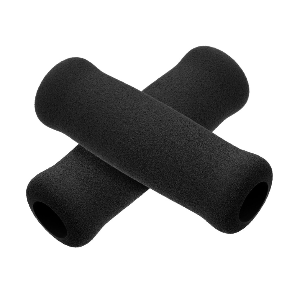 Walking Aid Handle Cover Grips - Reusable Black Cane Grip Tape, Soft Cushion Handlebar Sponge for Walking Cane Accessories