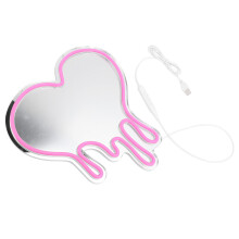 Rosa Neonherz-Licht 680 g 30,5 30,5 cm USB 5 V