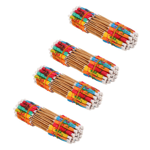 200Pcs Cocktail Umbrellas Multi Color Exquisite 1