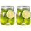 Glass Storage Jars 4-Pack - 34oz Bail Lid Pantry Containers 3