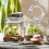 Glass Storage Jars 4-Pack - 34oz Bail Lid Pantry Containers 5