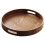 Bamboo Serving Tray 13.7-Inch - Cutout Handle Snack Carrier 1