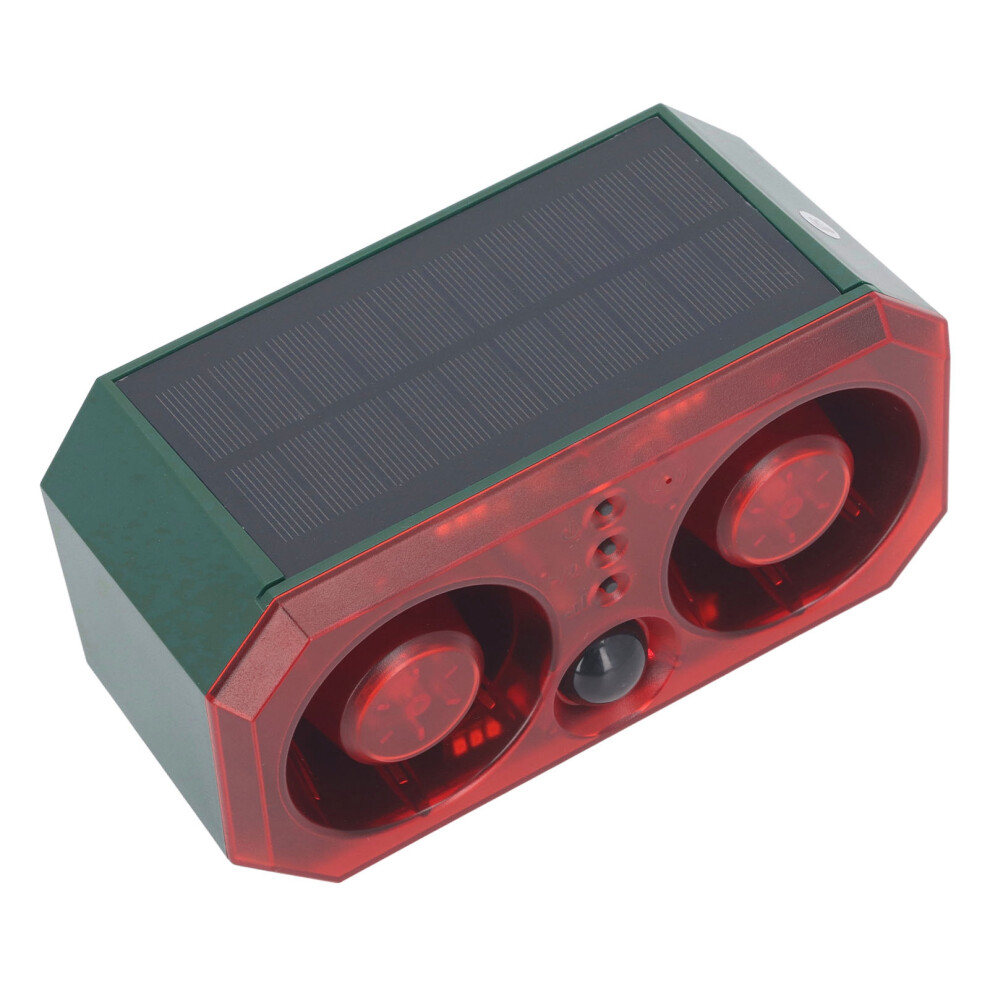 Outdoor Solar Motion Sensor Alarm 13 Sounds Dog Barking Siren 8701348597819