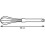 1-Piece Crystal Design Whisk, Space-Themed Mixing Tool 5