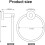 Stainless Steel Towel Rings 2-Pack - Modern Bathroom Mount 20