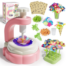 Fabric Flower Bouquets Toys DIY Craft Kits Girls Xmas Birthday Gift