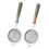Dual Mesh Strainer Set with Ergonomic Handle 1