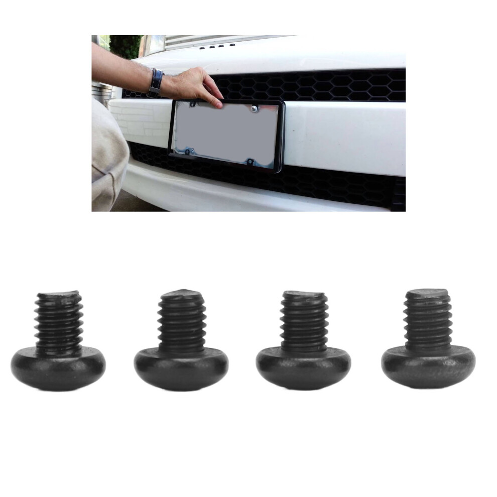 4 Pcs Stainless Steel License Plate Screws For Model 3 Y M5â0.8X6 8411348606809