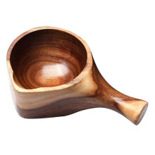 Wooden Scoop Ladle - 1/4 Cup Bath Salt & Tea Ceremony Utensil