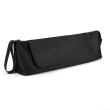 Travel Friendly Hair Curler Case with Heat Protection, Two Interior Pockets for Tools, Black Styling Accessory Case