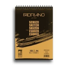 FABRIANO Bloc Schizzi 90g A4 con Espirales