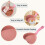 1-Piece Non-Stick Heart-Shaped Egg Pan, Granite-Coated Mini Skillet 6
