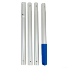 Swimming Pool Cleaning Pole - 4-Section Aluminum Alloy Telescopic Rod for Skimmer Vacuum Heads, Detachable and Multifunctional