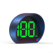 Dynamic Vehicle HUD Digital Displays with Real GPS Tracking Alerts, Speed (MPH), Easy Installation, Universal Compatibility