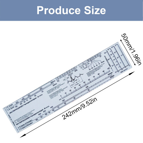 Electrocardiogram Ruler Measuring Tool Assessment Measure Ruler 2