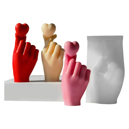 High Quality Silicone Mold for Valentines Day Heart Finger 1