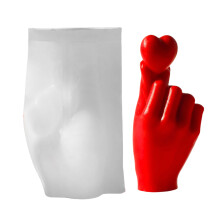 High Quality Silicone Mold for Valentines Day Heart Finger