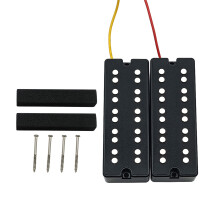 Double Coil Bass Pickup Ceramic Magnet for Electric Bass Guitar