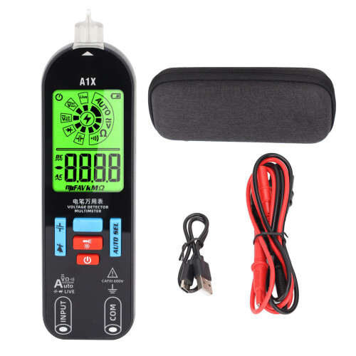 Auto Range Rechargeable Pen Voltage Detector Multimeter 3.7V 400mAh 2