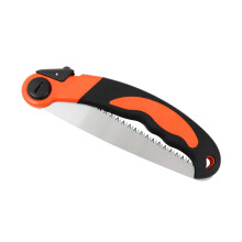 Folding Pruning Saw Hand Saw with SK-4 Steel Blade, Sharp Teeth for Heavy-Duty Gardening, Wood and Plastic Cutting
