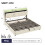 (Beige, LED Headboard with Charging Station) King Upholstered Bed Frame with Hydraulic Storage 3