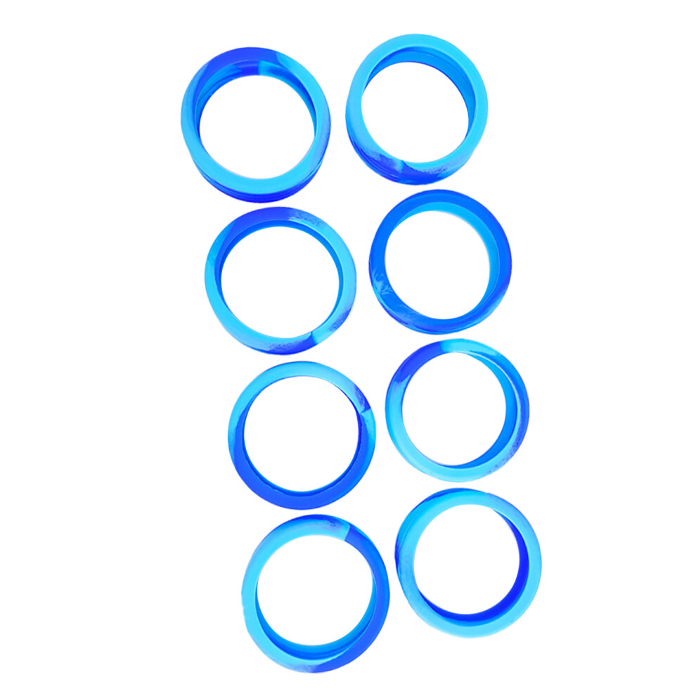 8PCS Silicone Luggage Suitcase Wheels Cover Noise Reducing Protector Dopamine Blue-image-OPC-PKDV2NX-NEW