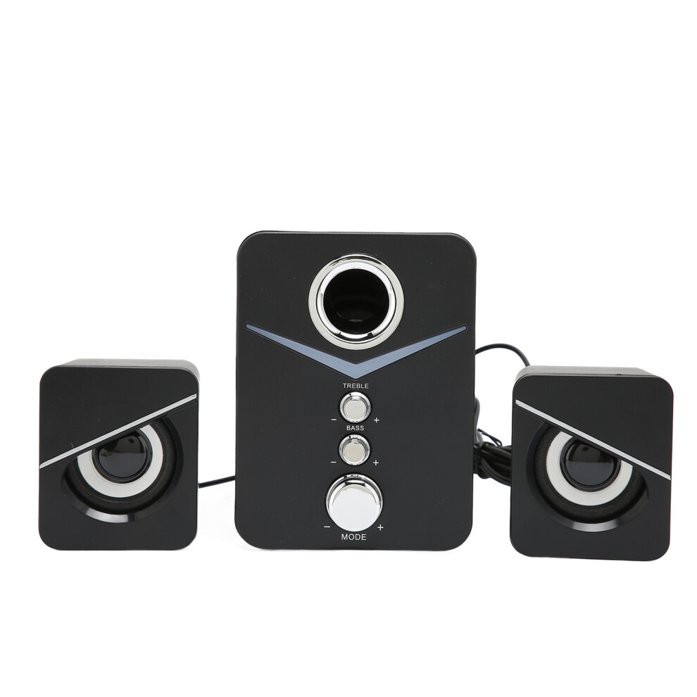 Dâ221 Bluetooth Computer Speaker Deep Bass 2.1 Black 8320539045641