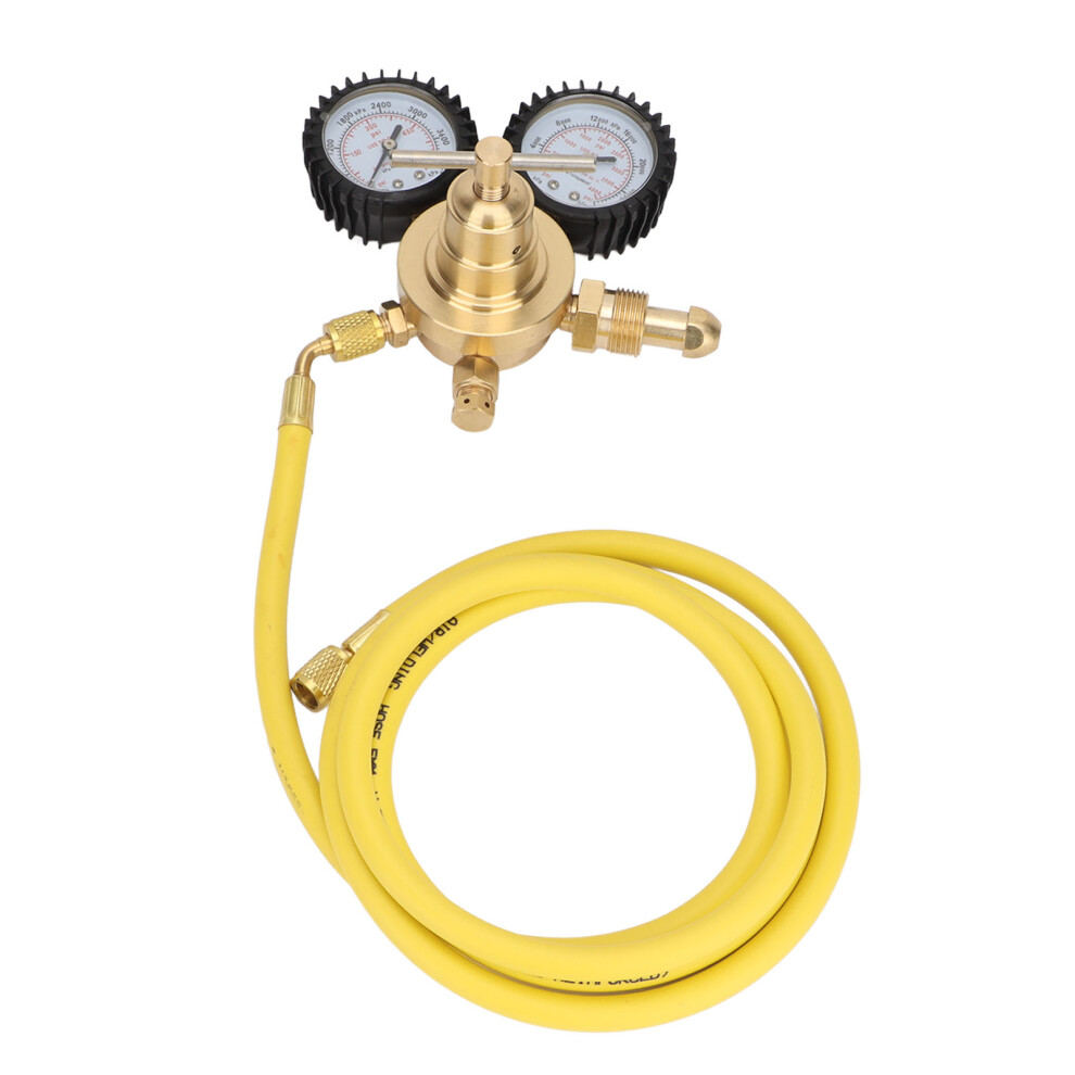 Brass Nitrogen Pressure Gauge Regulator Test Kit, 200Cm Hose 8481348625261