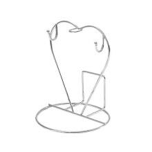 Stainless Steel Tea Cup Holder - Heart Display Stand
