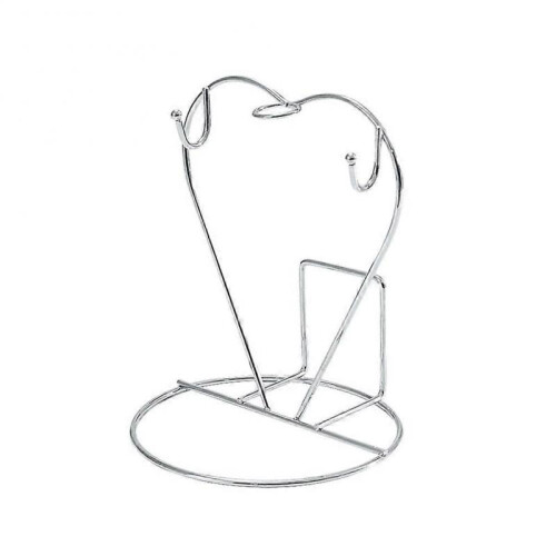 Stainless Steel Tea Cup Holder - Heart Display Stand