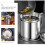 2-Pack Stainless Steel Grease Containers | Fine Mesh Oil Strainer for Kitchen 5