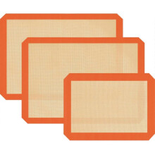Silicone Baking Mat 3-Piece - Non-Stick Cookie Sheets