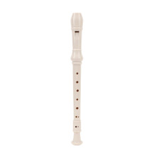 8 Hole White ABS Soprano Recorder for Kids & Beginners
