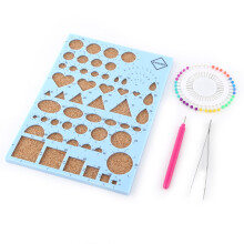 DIY Paper Craft Template Board Tweezer Pins