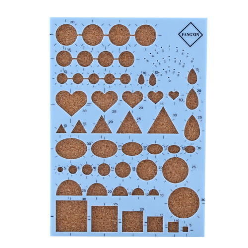 DIY Paper Craft Template Board Tweezer Pins 1