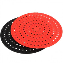 2-Piece Silicone Air Fryer Liners, Reusable Non-Stick Baking Mats for Easy Cleaning