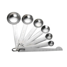 Stainless Steel Measuring Set - Mini Scoops for Dry/Liquid