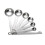 Stainless Steel Measuring Set - Mini Scoops for Dry/Liquid 1
