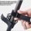 Heavy Duty Professional Waterproof Bicycle Lock, Retractable Rust Proof Design, Compact Size with Two Keys 3