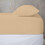 (Beige, Single) Microfiber Fitted Sheet 25cm Deep Pocket Soft Breathable Wrinkle Resistant Single Double King UK 1