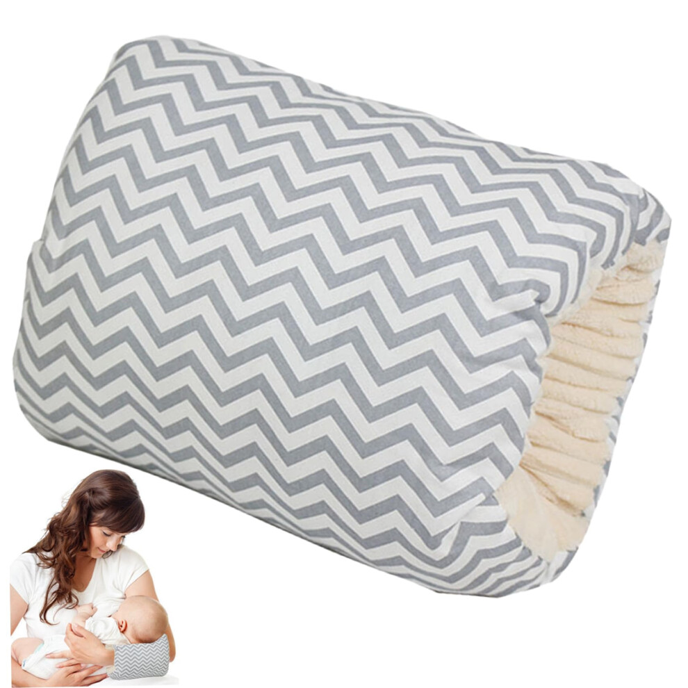 Breastfeeding Pillow Cotton Nursing Arm Pillow Mini Skin-Friendly Washable Feeding Pillow for Bottle Feeding