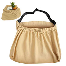 Gardening Tool Belt Pouch - Adjustable Canvas Apron for Gardeners & Carpenters in Khaki, Utility Work Belt for Home Improvement