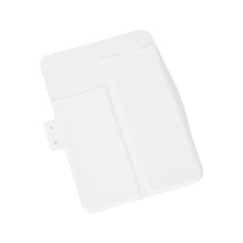 Portable Hot Iron Storage Bag With Soft Silicone Construction, Heatproof, For Gym Travel And Home Organization, White