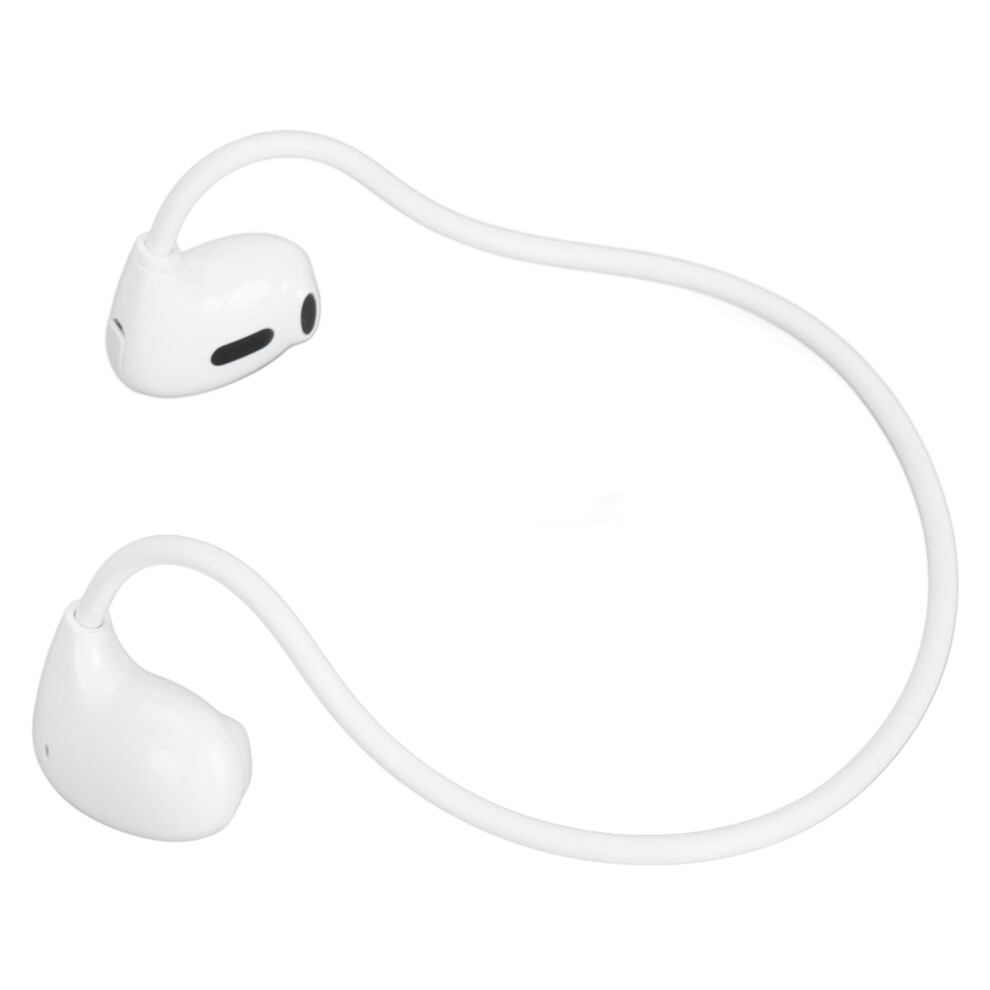 Open Ear Bluetooth V5.3 Sports Headset For Comfortable Fit White 4641348664736