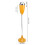 Large Capacity Smokeless Yellow Stand Ashtray with Adjustable Pole 2